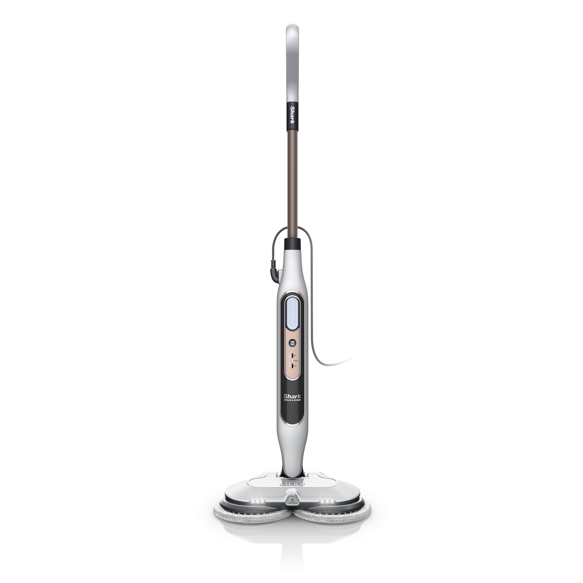 Shark Steam & Scrub with Steam Blaster Technology Scrubbing and Sanitizing Hard Floor Steam Mop S8201 14.5" Cleaning Path White