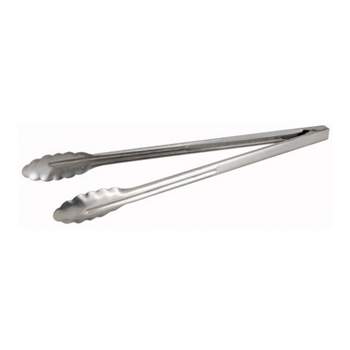 Winco PT-10P Perforated Scissor Style Pastry Tongs 10 - LionsDeal