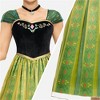 Joyfy Women Halloween Costume Coronation Dress, Green Princess Dress Costume, Adult Princess Dress for Halloween Cosplay Party - 3 of 3
