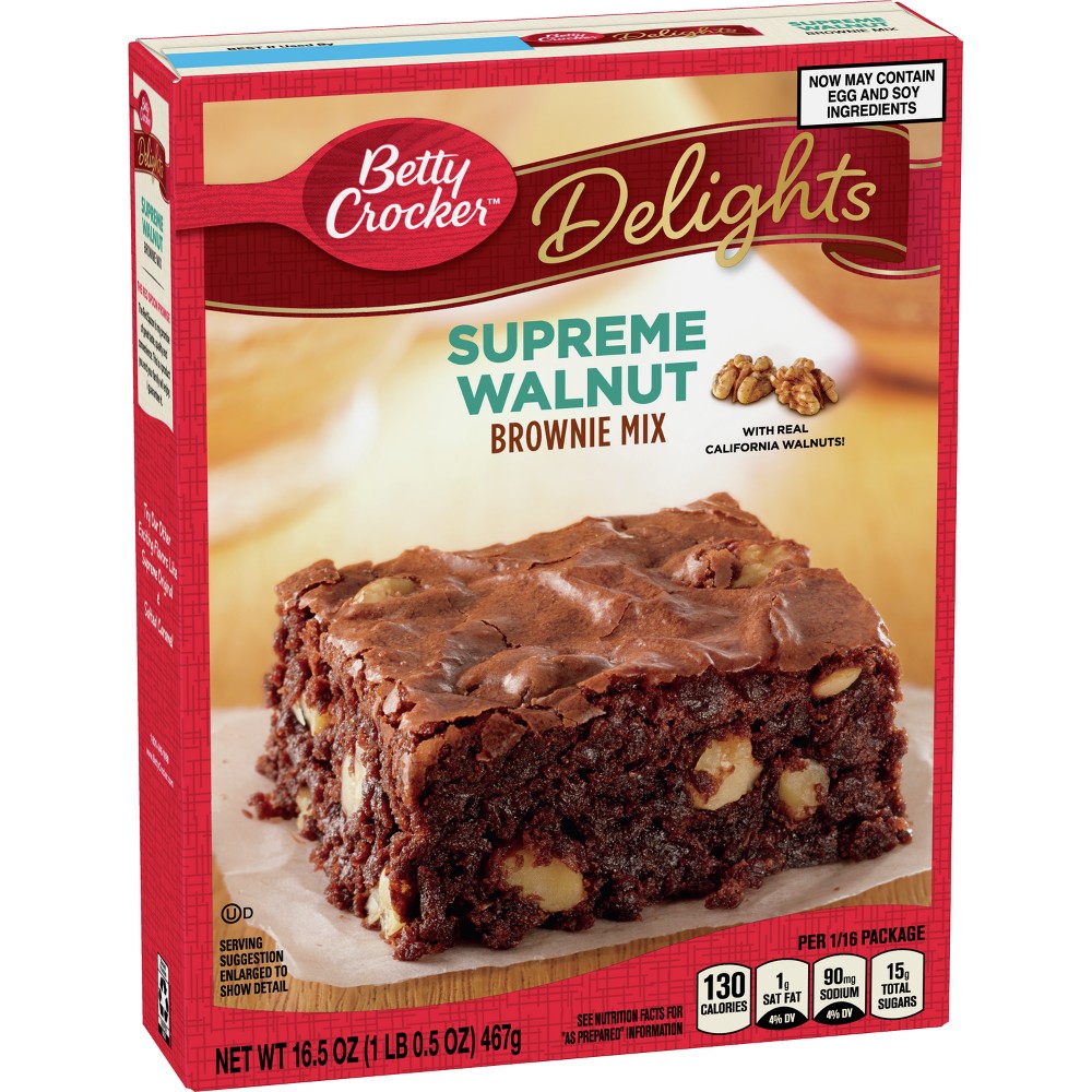 UPC 016000813410 product image for Betty Crocker Walnut Brownie Mix - 16.5oz | upcitemdb.com