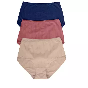 Comfy Full Brief Panties - Multicolored L : Target