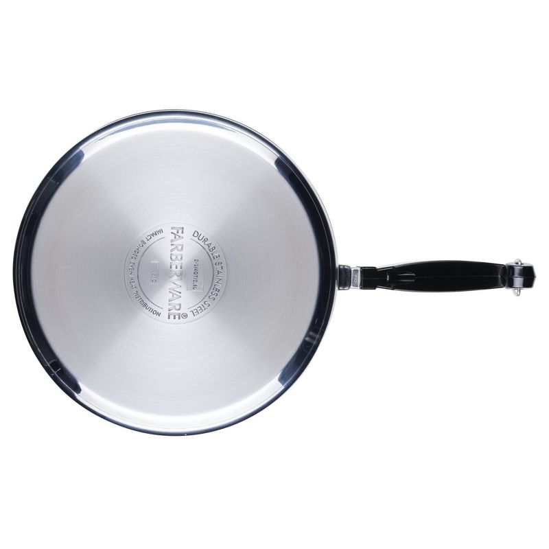 Farberware Classic Series 2.75&#34; Stainless Steel Saute Pan with Lid Silver, 2 of 9