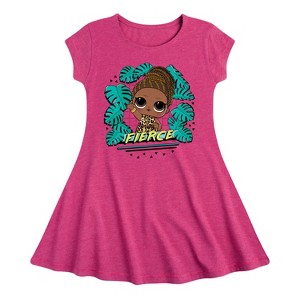 Girls' - LOL Surprise! - Fierce Doll Fit & Flair Cap Sleeve Dress - 1 of 2