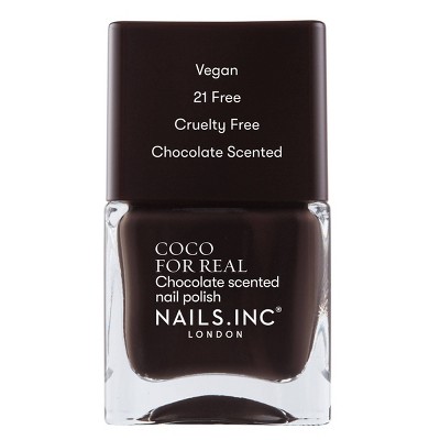 Nails Inc. Chocolate Scented Nail Polish - Raise The Chocolate Bar - 0.47 fl oz