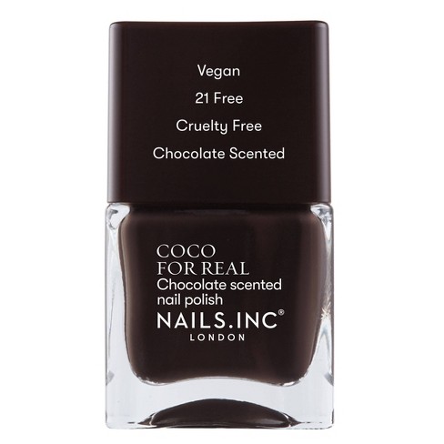 Nails Inc Chocolate Scented Nail Polish Raise The Chocolate Bar 0 47 Fl Oz Target