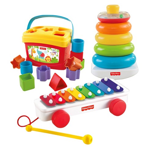 Fisher-Price Rock-a-Stack Sleeve Infant Stacking Toy