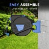 GardenJoy Retractable Garden Hose Reel with 180° Swivel and Auto-Retract - 3 of 4