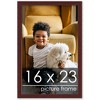PosterPalooza | Minimalist Brown Picture Frame - UV Acrylic, Foam Board Backing, Hanging Hardware - 2 of 4