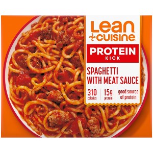 Lean Cuisine Protein Kick Spaghetti with Meat Sauce Frozen Meal - 11.5oz - 1 of 4