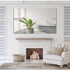 SpassWay Metal Bathroom/Vanity Mirror Modern Accent Mirror for Living Room Bathroom Bedroom Entryway Black/Gold/Silver - 3 of 4