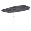 Ainfox 13ft Outdoor Patio Umbrella Double-sided Deck Pool Umbrella with 1.5 Inch Pole, Fade Resistant  for Porch, Market, Backyard - 4 of 4