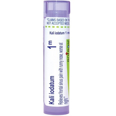 Kali Iodatum 1M by Boiron Homeopathic Single Medicine For Cough, Cold & Flu  -  80 Pellet