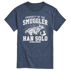 Men's - Star Wars - Property Of The Smuggler Han Solo Short Sleeve Graphic T-Shirt - 1 of 4