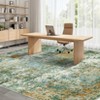Modern Abstract Rea Rugs for Living Room, Large Washable Bedroom Rug - 2 of 4