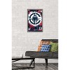 Trends International NBA Los Angeles Clippers - Maximalist Logo 24 Framed Wall Poster Prints - 2 of 4