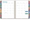 HARDCOVER 2026 Planner, 8.5"x11": 14 Months (Nov 2025-Dec 2026), Daily/Weekly/Monthly,  Bookmark, Pocket Folder w Sticky Notes (Colorful Butterflies) - 4 of 4