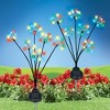 Collections Etc Multi-Color Solar Powered Fireworks Garden Stakes - Set of 2 - 2 of 2