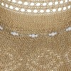 David & Young Women's Straw Cowboy Hat with Pearl Hatband - 4 of 4
