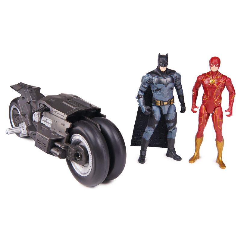 DC Comics The Flash Batcycle with Action Figures - 3pk, 2 of 10