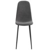 16.9"Accent Chairs with Soft Linen Fabric Cover Cushion Seat - 4 of 4