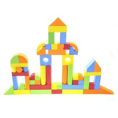 Playlearn USA Foam Cinder Building Blocks for Kids Large Not Life size 40 Pack 
