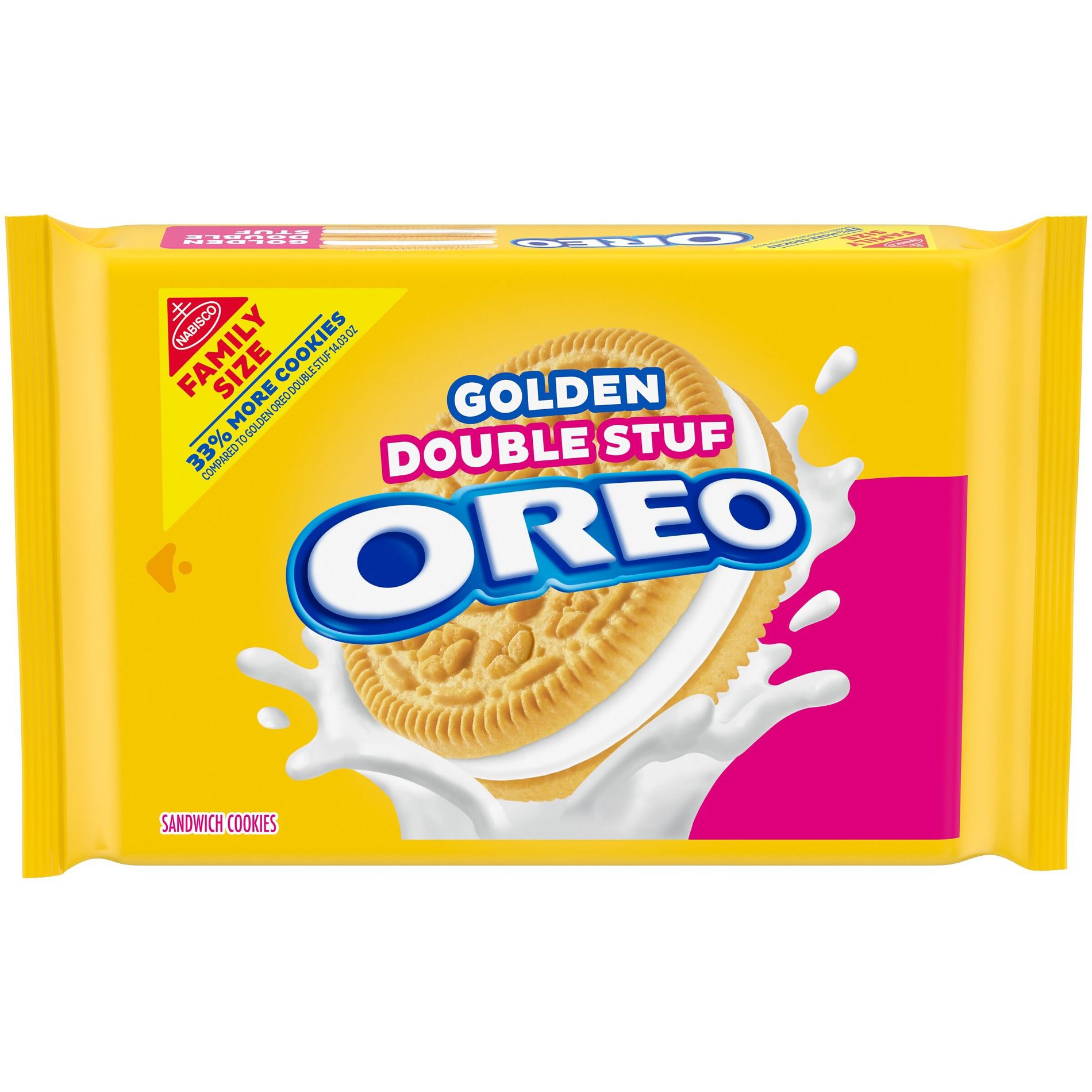 Oreo Golden Double Stuf Cookies