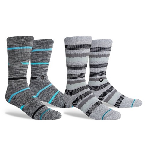 Stance Men's Dallas Mavericks Hardwood Classics Stripes Crew Socks