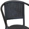 Sunnydaze Steel Frame and Polypropylene Seat and Back Aderes Outdoor Patio Arm Chair - image 4 of 4