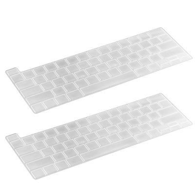 Insten 2 Pack Keyboard Cover Protector Compatible with 2020 Macbook Pro 13", Ultra Thin Silicone Skin, Tactile Feeling, Anti-Dust, Clear