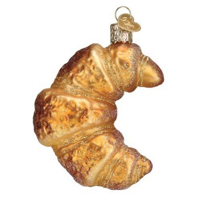 Old World Christmas 3.5 Inch Croissant Ornament French Pastry Tree Ornaments