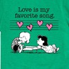 Boys' - Peanuts - Lucy And Schroeder Valentine's Piano Short Sleeve Graphic T-Shirt - 2 of 4