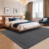 8x10 Living Room Rug Machine Washable Print Braided Large Area Rug Farmhouse Solid Carpet Non-Slip Non-Shedding Thin Indoor Floor Carpet for Office - 2 of 4