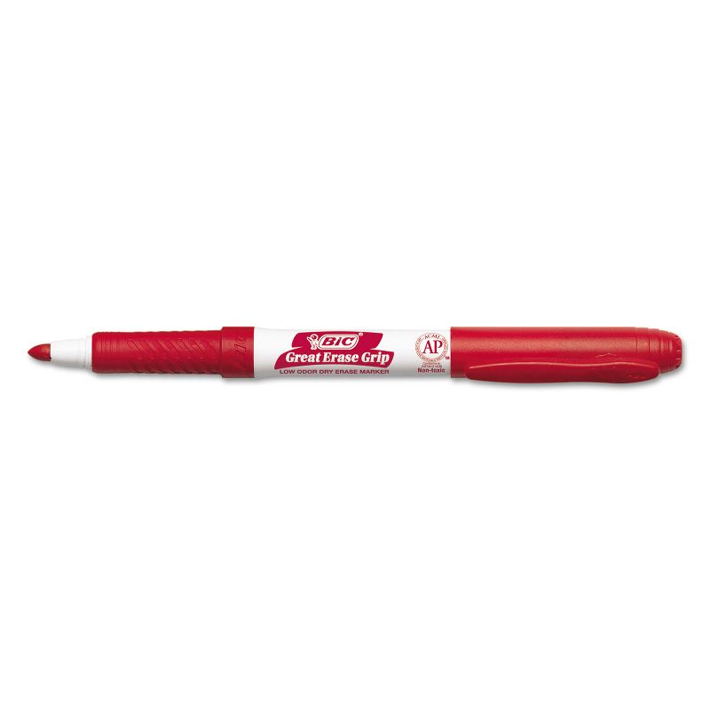 Bic Great Erase Grip Chisel Tip Dry Erase Marker Assorted 4/Set GDEMP41ASST, 2 of 6