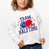 The Juniper Shop Team Halftime Distressed - Blue Toddler Graphic Sweatshirt - 2 of 3