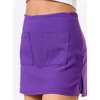 Women's Stretch Woven Pocket Detail Mini Skort - Blue Blush - 2 of 4