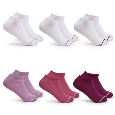 Fruit of the Loom Women's Beyond Soft 6pk No Show Socks - 4-10