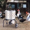 VEVOR Chicken Plucker Machine, Feather Plucker with 20-inch Stainless Steel Drum, Defeathering Equipment with 108 Soft Fingers, 500W High Power - 2 of 4