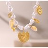 Pearl Necklace for Women - HTUTWOO™ with Gold Celestial Charms, Adjustable Jewelry, for Everyday Wear&occasions - 2 of 4