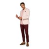 OppoSuits Deluxe Men's Casual Blazers - Tropical Birdie - Soft - Pink - Size US 38 - 3 of 4