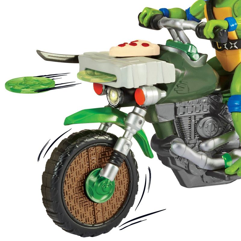 Teenage Mutant Ninja Turtles: Mutant Mayhem Ninja Kick Cycle with Leonardo Action Figure, 6 of 10