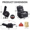 Dual Motor Power Lift Recliner Chair with 8-Point Massage, Lumbar Heating, and Heavy Duty Motion Mechanism - 2 of 4