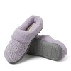 Dearfoams Womens Claire Cable Knit Chenille Clog House Shoe Slipper - 3 of 4