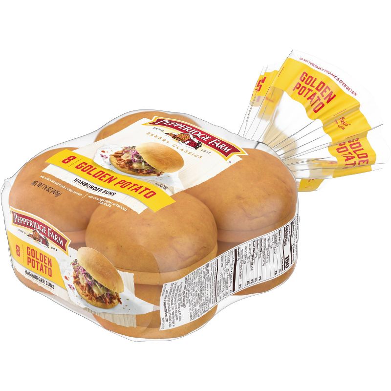 Pepperidge Farm Baker Classics Golden Potato Hamburger Buns - 15oz/8ct, 6 of 10