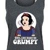 Women's - Disney Princess - You Must Be Grumpy Graphic Racerback Tank - 2 of 4