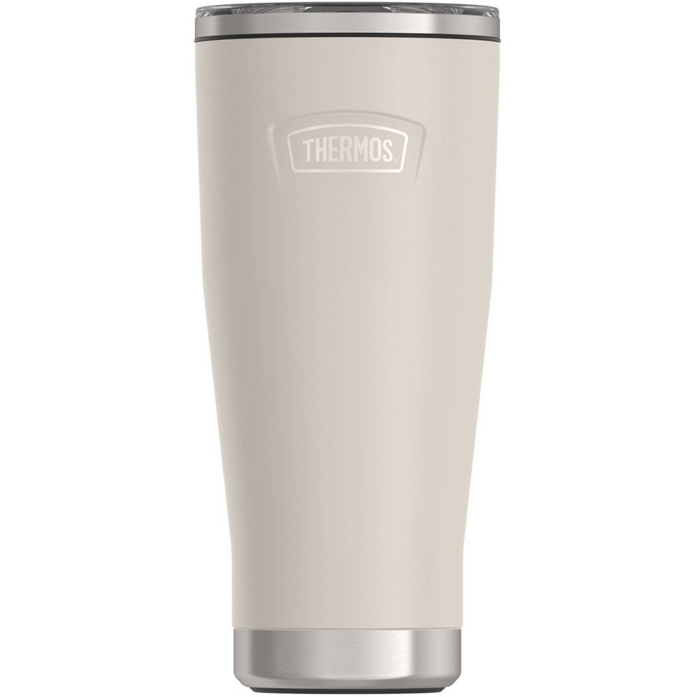 Photos - Glass Thermos 18oz Stainless Steel Lidded Tumbler Sandstone 