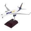 Boeing 767-300ER Commercial Aircraft "Atlas Air" White w/Blue Tail "Gemini 200" 1/200 Diecast Model Airplane by GeminiJets - 4 of 4