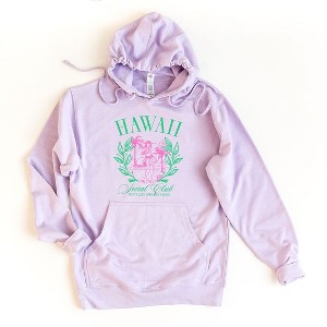 Simply Sage Market Women's Graphic Hoodie Hawaii Socail Club - 1 of 2