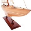 Endeavour Small Sailboat Model – 31 Inch Handcrafted Wooden Yacht By Old Modern Handicrafts - 4 of 4