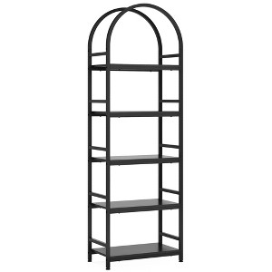 NicBex Bookshelf with Display Shelves & Metal Frame Bookcases for Living Room Home Office - 1 of 4