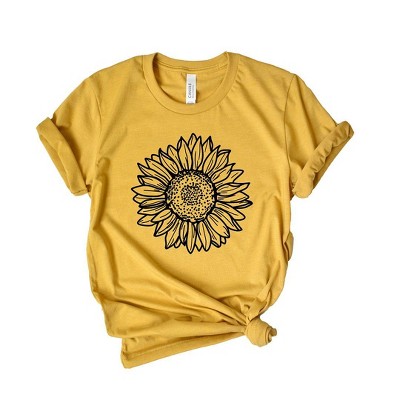Simply Sage Market Women's Sunflowers Short Sleeve Graphic Tee